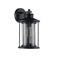 Load image into Gallery viewer, RADIANCE goods 1 Light Textured Black Outdoor Wall Sconce 14&quot; Tall

