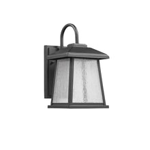 Load image into Gallery viewer, RADIANCE goods Embedded LED Textured Black Outdoor Wall Sconce 12&quot; Tall
