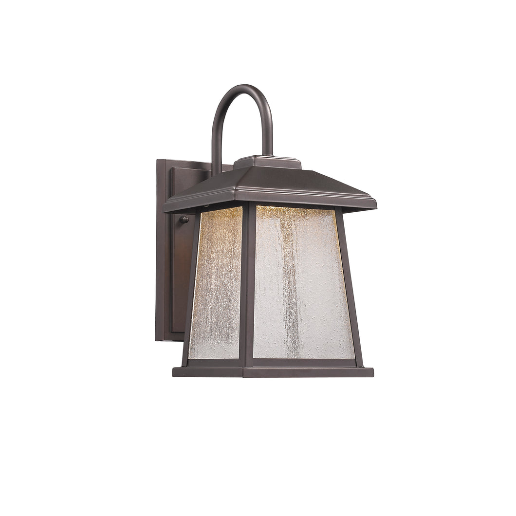RADIANCE goods Embedded LED Rubbed Bronze Outdoor Wall Sconce 12