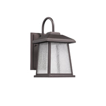 Load image into Gallery viewer, RADIANCE goods Embedded LED Rubbed Bronze Outdoor Wall Sconce 12&quot; Tall
