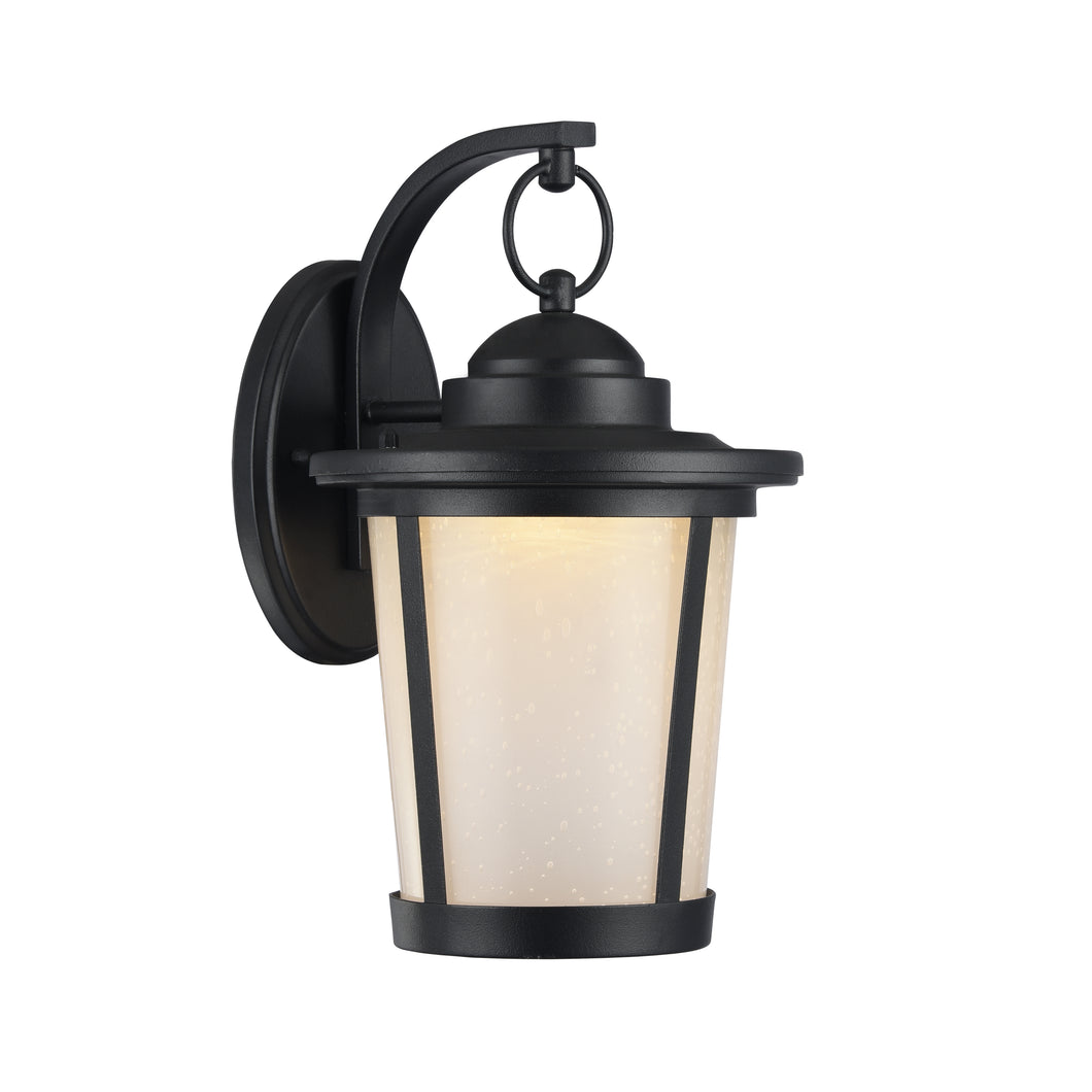RADIANCE goods Embedded LED Textured Black Outdoor Wall Sconce 13