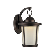 Load image into Gallery viewer, RADIANCE goods Embedded LED Rubbed Bronze Outdoor Wall Sconce 13&quot; Tall
