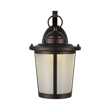 Load image into Gallery viewer, RADIANCE goods Embedded LED Rubbed Bronze Outdoor Wall Sconce 13&quot; Tall
