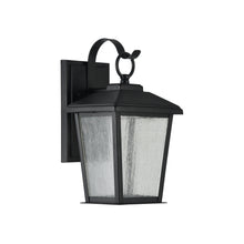 Load image into Gallery viewer, RADIANCE goods Embedded LED Textured Black Outdoor Wall Sconce 12&quot; Tall
