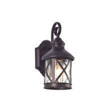 Load image into Gallery viewer, RADIANCE goods 1 Light Rubbed Bronze Outdoor Wall Sconce 11&quot; Tall
