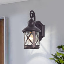 Load image into Gallery viewer, RADIANCE goods 1 Light Rubbed Bronze Outdoor Wall Sconce 11&quot; Tall
