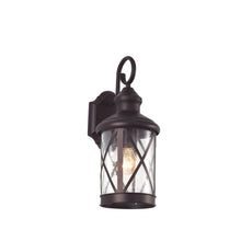 Load image into Gallery viewer, RADIANCE goods 1 Light Rubbed Bronze Outdoor Wall Sconce 16&quot; Tall

