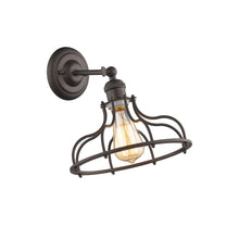 Load image into Gallery viewer, RADIANCE goods 1 Light Oil Rubbed Bronze Indoor Wall Sconce 10&quot; Wide
