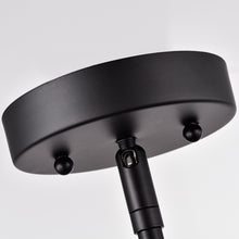 Load image into Gallery viewer, RADIANCE goods Industrial 1 Light Textured Black Ceiling Pendant 10&quot; Wide
