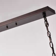 Load image into Gallery viewer, RADIANCE goods Industrial 5 Light Oil Rubbed Bronze Island Pendant 36&quot; Wide
