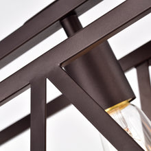 Load image into Gallery viewer, RADIANCE goods Industrial 5 Light Oil Rubbed Bronze Island Pendant 35&quot; Wide
