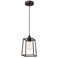 Load image into Gallery viewer, RADIANCE goods Industrial 1 Light Rubbed Bronze Ceiling Pendant 6&quot; Wide
