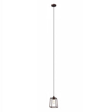 Load image into Gallery viewer, RADIANCE goods Industrial 1 Light Rubbed Bronze Ceiling Pendant 6&quot; Wide
