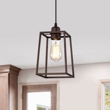 Load image into Gallery viewer, RADIANCE goods Industrial 1 Light Rubbed Bronze Ceiling Pendant 6&quot; Wide
