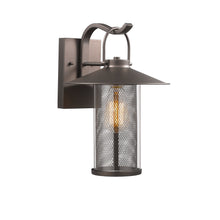 Load image into Gallery viewer, RADIANCE goods 1 Light Rubbed Bronze Outdoor Wall Sconce 14&quot; Tall
