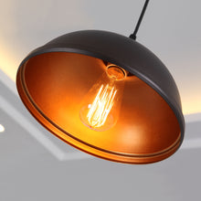 Load image into Gallery viewer, RADIANCE goods Industrial 1 Light Rubbed Bronze Ceiling Pendant 10&quot; Wide

