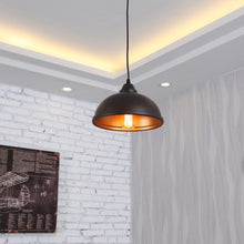 Load image into Gallery viewer, RADIANCE goods Industrial 1 Light Rubbed Bronze Ceiling Pendant 10&quot; Wide
