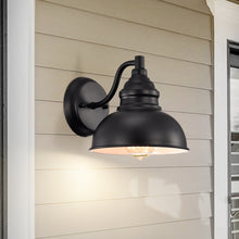 Load image into Gallery viewer, RADIANCE goods 1 Light Textured Black Indoor Wall Sconce 8&quot; Wide
