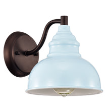 Load image into Gallery viewer, RADIANCE goods 1 Light Oil Rubbed Bronze/White Indoor Wall Sconce 8&quot; Wide
