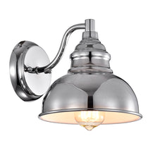 Load image into Gallery viewer, RADIANCE goods 1 Light Chrome Indoor Wall Sconce 8&quot; Wide
