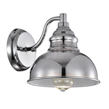 Load image into Gallery viewer, RADIANCE goods 1 Light Chrome Indoor Wall Sconce 8&quot; Wide
