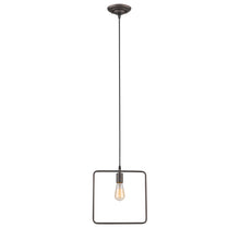 Load image into Gallery viewer, RADIANCE goods Industrial 1 Light Rubbed Bronze Ceiling Pendant 12&quot; Wide
