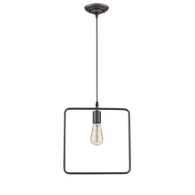 Load image into Gallery viewer, RADIANCE goods Industrial 1 Light Rubbed Bronze Ceiling Pendant 12&quot; Wide
