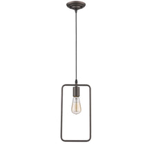 Load image into Gallery viewer, RADIANCE goods Industrial 1 Light Rubbed Bronze Ceiling Pendant 7&quot; Wide
