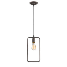 Load image into Gallery viewer, RADIANCE goods Industrial 1 Light Rubbed Bronze Ceiling Pendant 7&quot; Wide

