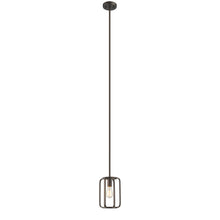 Load image into Gallery viewer, RADIANCE goods Industrial 1 Light Rubbed Bronze Ceiling Pendant 8&quot; Wide
