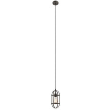 Load image into Gallery viewer, RADIANCE goods Industrial 1 Light Rubbed Bronze Ceiling Pendant 5.5&quot; Wide

