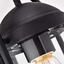 Load image into Gallery viewer, RADIANCE goods 1 Light Textured Black Outdoor Wall Sconce 13&quot; Tall
