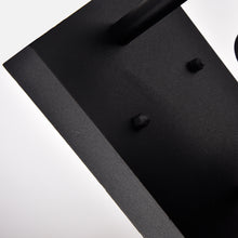 Load image into Gallery viewer, RADIANCE goods 1 Light Textured Black Outdoor Wall Sconce 15&quot; Tall
