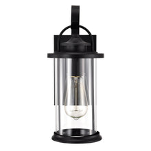 Load image into Gallery viewer, RADIANCE goods 1 Light Textured Black Outdoor Wall Sconce 13&quot; Tall
