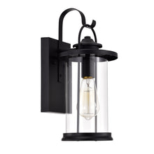 Load image into Gallery viewer, RADIANCE goods 1 Light Textured Black Outdoor Wall Sconce 15&quot; Tall
