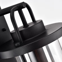 Load image into Gallery viewer, RADIANCE goods 1 Light Textured Black Outdoor Wall Sconce 16&quot; Tall
