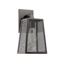 Load image into Gallery viewer, RADIANCE goods 1 Light Textured Black Outdoor Wall Sconce 12&quot; Tall
