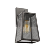 Load image into Gallery viewer, RADIANCE goods 1 Light Textured Black Outdoor Wall Sconce 12&quot; Tall
