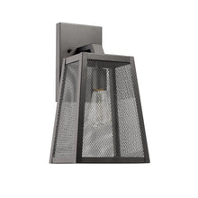 Load image into Gallery viewer, RADIANCE goods 1 Light Textured Black Outdoor Wall Sconce 15&quot; Tall
