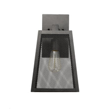 Load image into Gallery viewer, RADIANCE goods 1 Light Textured Black Outdoor Wall Sconce 15&quot; Tall
