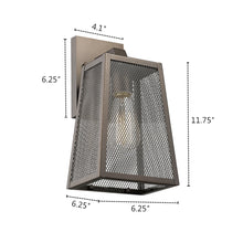 Load image into Gallery viewer, RADIANCE goods 1 Light Rubbed Bronze Outdoor Wall Sconce 12&quot; Tall
