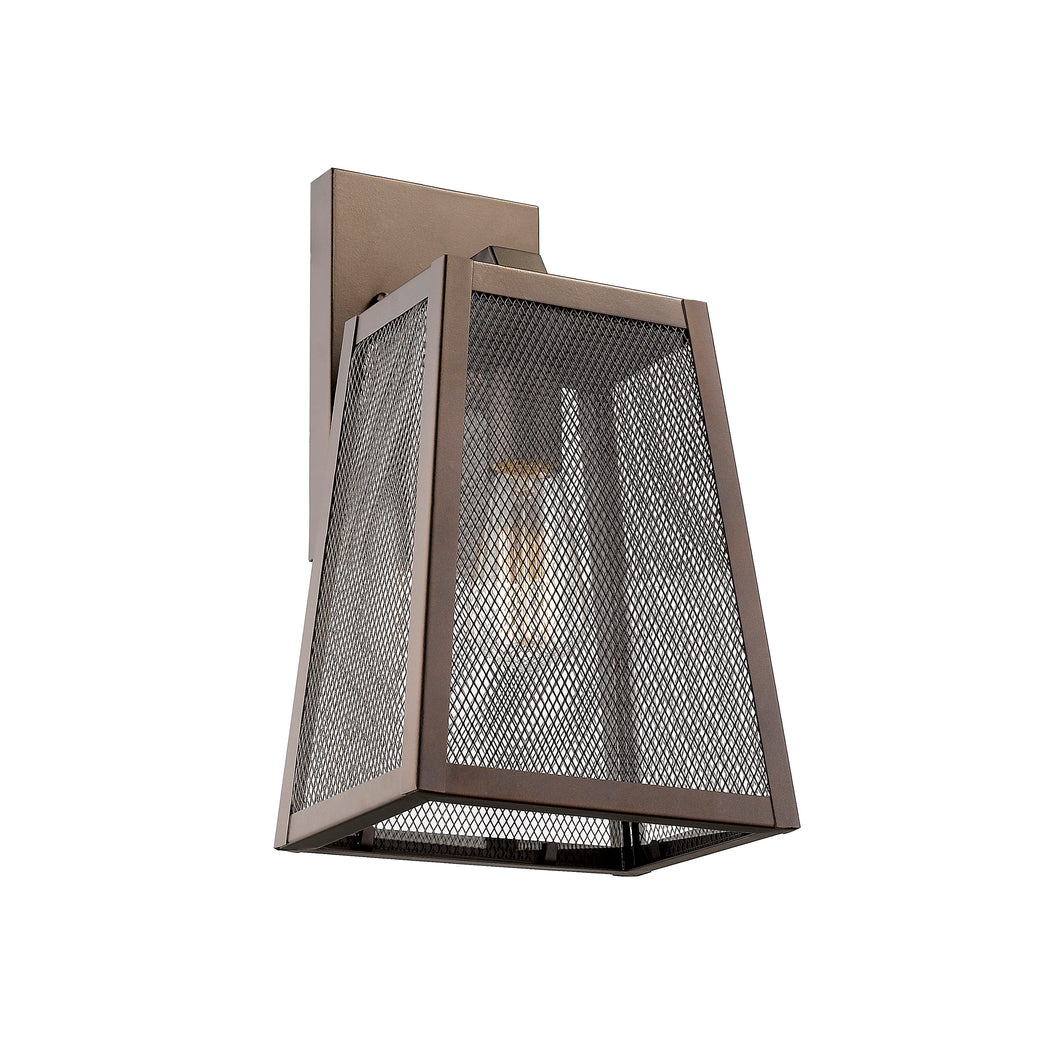 RADIANCE goods 1 Light Rubbed Bronze Outdoor Wall Sconce 15