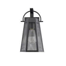 Load image into Gallery viewer, RADIANCE goods 1 Light Textured Black Outdoor Wall Sconce 12&quot; Tall
