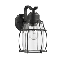 Load image into Gallery viewer, RADIANCE goods 1 Light Textured Black Outdoor Wall Sconce 11&quot; Tall
