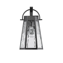 Load image into Gallery viewer, RADIANCE goods 1 Light Textured Black Outdoor Wall Sconce 12&quot; Tall
