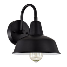 Load image into Gallery viewer, RADIANCE goods 1 Light Textured Black Indoor Wall Sconce 9&quot;
