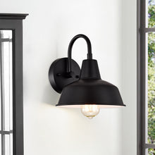 Load image into Gallery viewer, RADIANCE goods 1 Light Textured Black Indoor Wall Sconce 9&quot;
