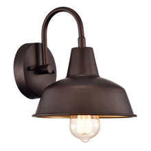 Load image into Gallery viewer, RADIANCE goods 1 Light Oil Rubbed Bronze Indoor Wall Sconce 9&quot; Wide
