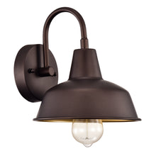 Load image into Gallery viewer, RADIANCE goods 1 Light Oil Rubbed Bronze Indoor Wall Sconce 9&quot; Wide
