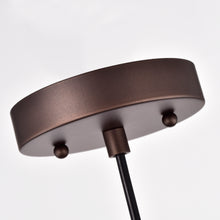 Load image into Gallery viewer, RADIANCE goods Transitional 1 Light Oil Rubbed Bronze Ceiling Pendant 9&quot; Wide
